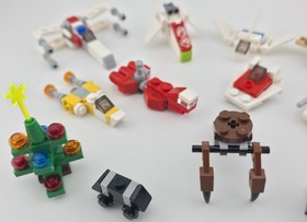 LEGO 2011 Star Wars Advent Calendar 7958 Lot of 13 Mini Ships & Micro Builds!!
