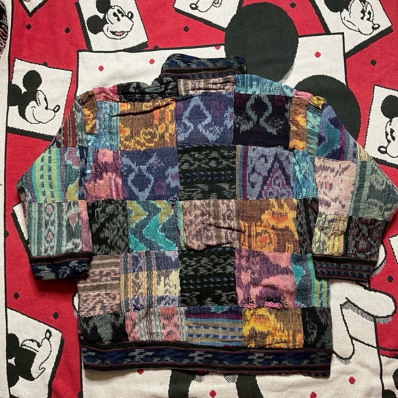 Vintage China Button Patchwork Cotton Jacket Coog… - image 7