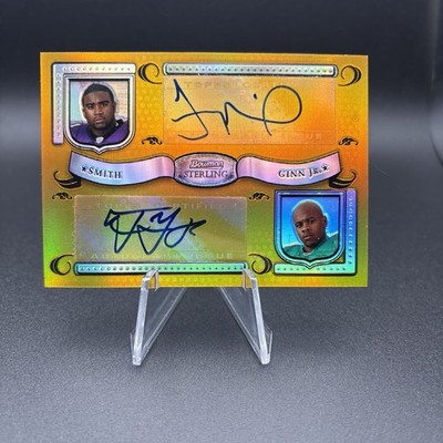 2007 Bowman Sterling Troy Smith Ted Ginn Jr. /250 Autograph Auto Ohio State OSU