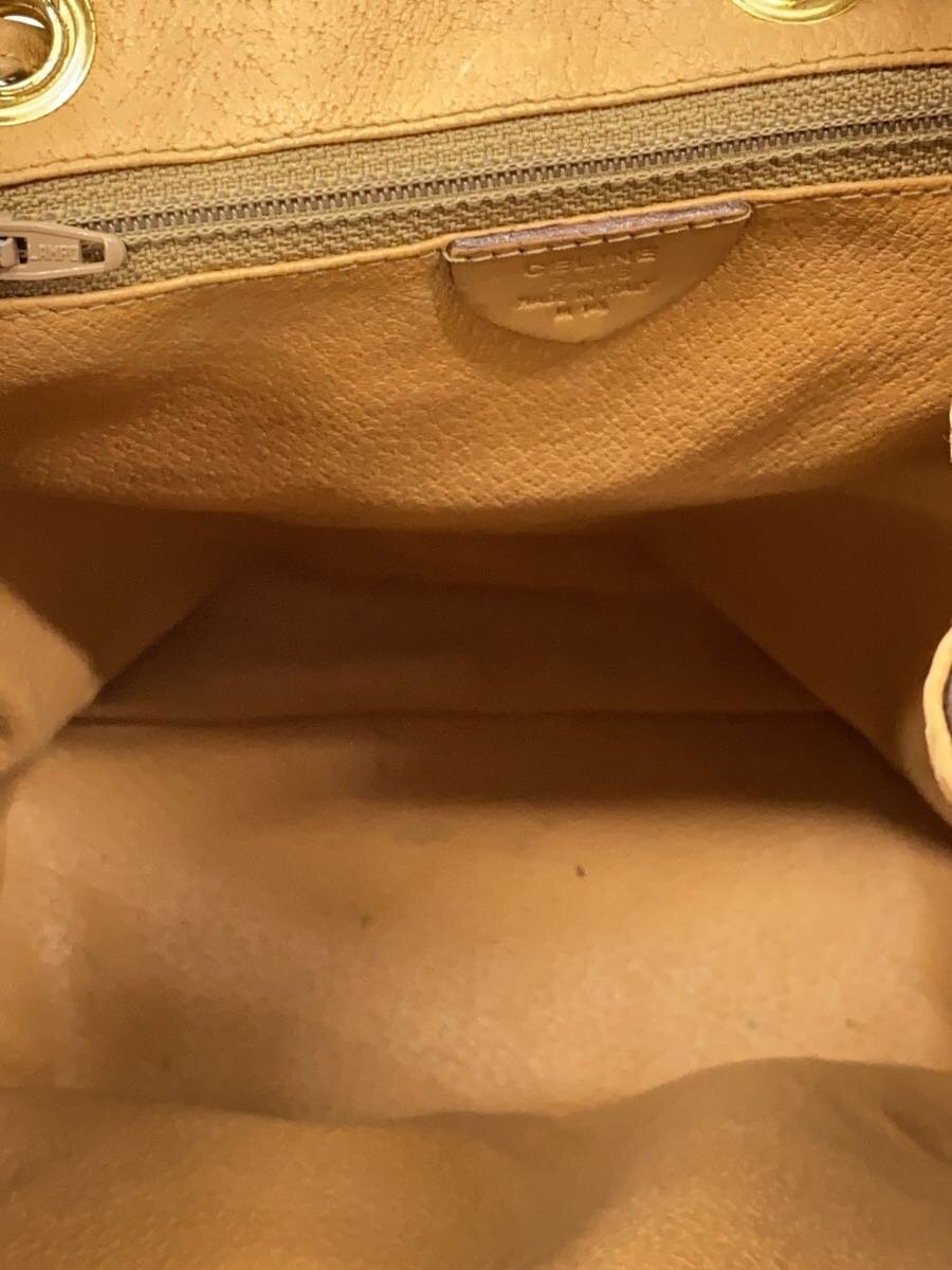 CELINE Old Celine Macadam Pattern Backpack PVC Br… - image 6