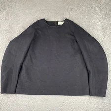 Babaton Top Womens Size 1 Black Wool Cashmere Blend Long Sleeve Palermo