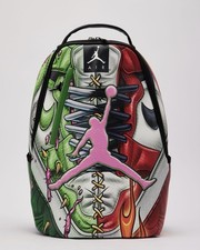 Jordan Air Jordan Jumpman Unisex Kids Multicolor Graphic Zip Backpack One Size