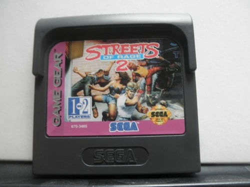 Streets of Rage 2 (Sega Game Gear, 1993) Used Clean