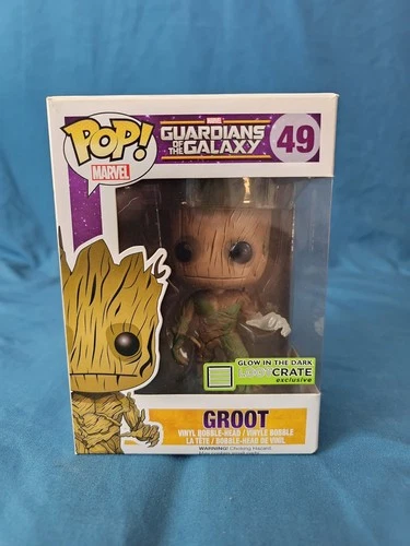 Funko Pop! Vinyl Groot #49 Marvel Guardians Glow Loot Crate Exclusive
