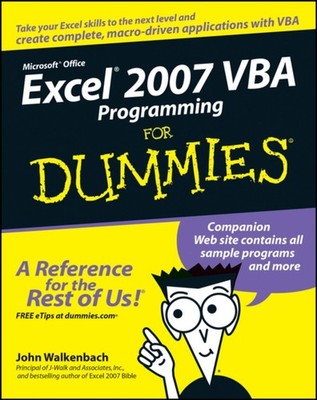 Excel 2007 VBA Programmierung Für Dummies Perfekt John Walkenbach