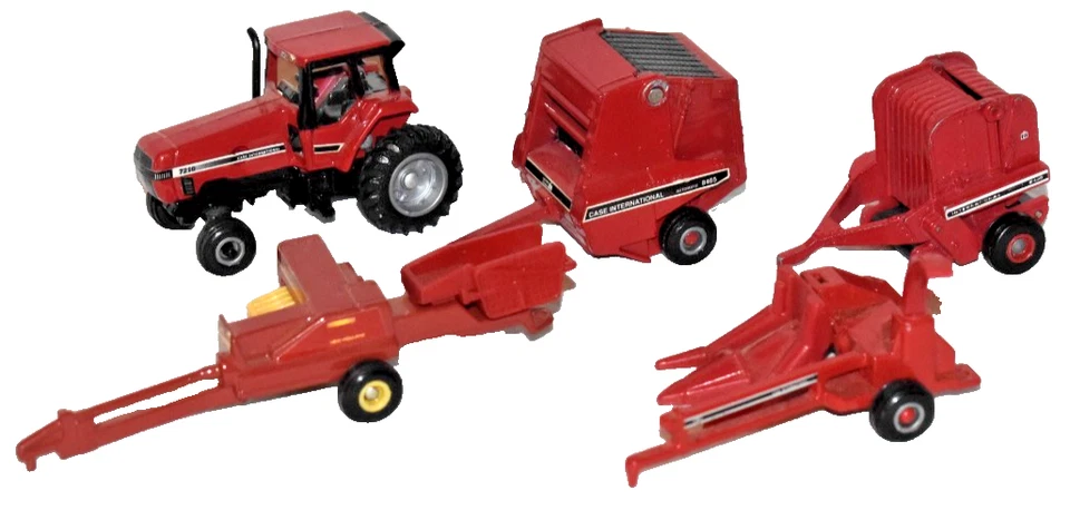 Ertl 1/64 Scale Diecast Tractors Farm Implements Lot Of 10 International Deere - Image 2 of 4