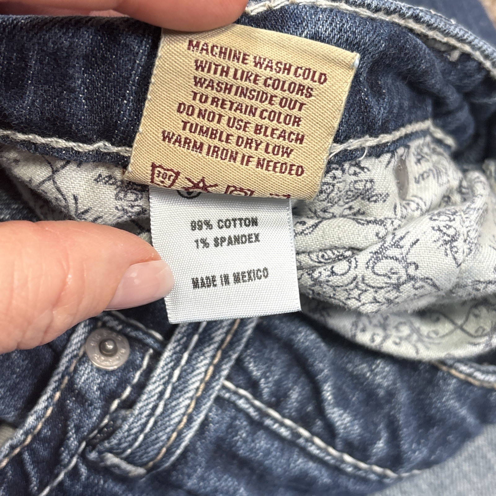 Big Star Maddie Skinny Mid Rise Fit jeans size 36L Fits 37 X 32.5 - View 6