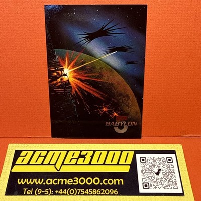 1995 Fleer - Babylon 5 Season 1 - SPACE GALLERY Insert Chase Card 8 of 8