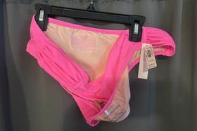 Victorias Secret Swim Set Zuma Sweetheart Demi Bikini Top 38B Bottom XLarge Pink