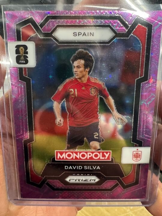 2026 Panini Prizm Monopoly FIFA World Cup #42 David Silva Spain