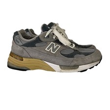 New Balance 992 Made USA Womens 7.5 Gray Suede Walking Running W992GL Sneaker