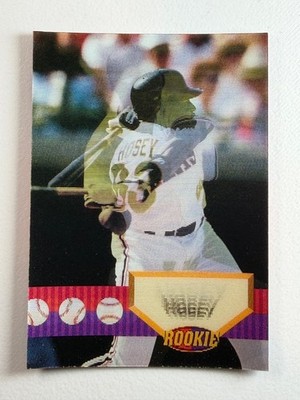 1994 Pinnacle Sportflics 2000 - Lenticular Steve Hosey Rookie (RC) Giants