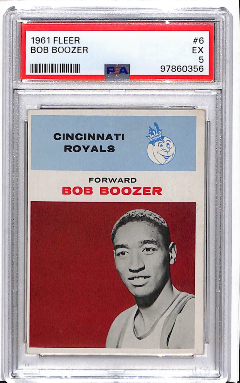 1961-62 Fleer - Bob Boozer #6 (RC) PSA 5