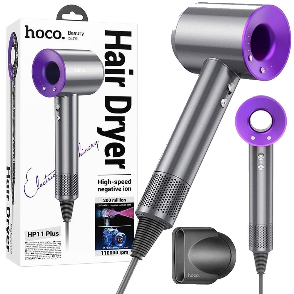 Hoco HP11 PLUS Asciugacapelli Professionale 110000 Giri 9 Selezioni