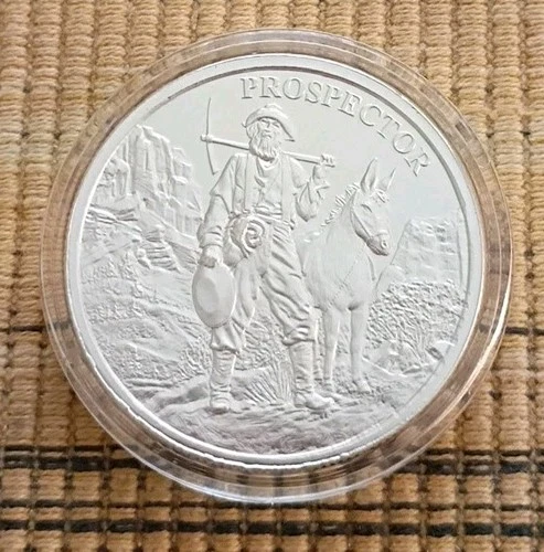 Prospector 1 oz .999 Fine Silver Round
