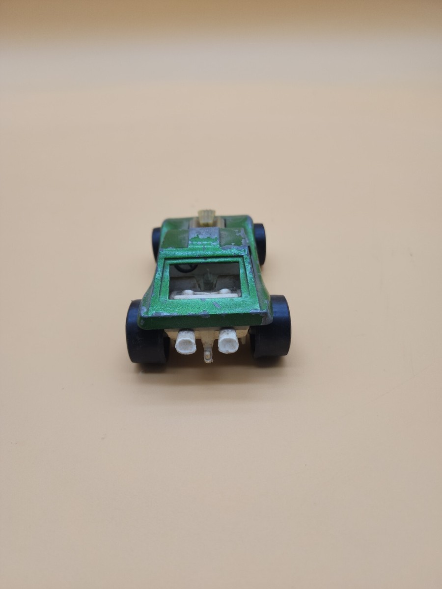 未開封!1971年アメリカ製Tootsietoy Super Slicks Vintage 1971 Tootsietoy Plastic Bandido Super Slicks Green