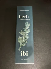 New in Box IBI Herb Hand & Body Lotion Full Size 2 oz No paraben or dyes