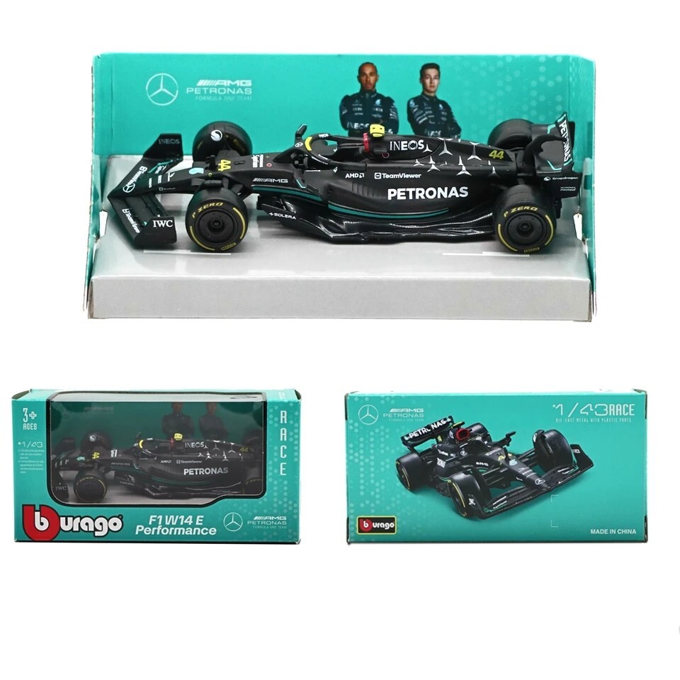 ミニカー Mercedes GP Petronas 2023 F1 Lewis Hamilton Mercedes AMG Petronas Racing W14 E