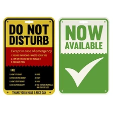 At-Home Do Not Disturb Sign Funny Privacy for the Office Cubicle Desk or Pers...