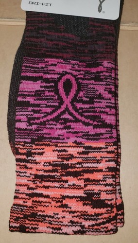 Nike Elite Breast Cancer Socks, Men's Shoe Size 6-8 DR1864-600 Kay Yow New - Picture 4 of 8