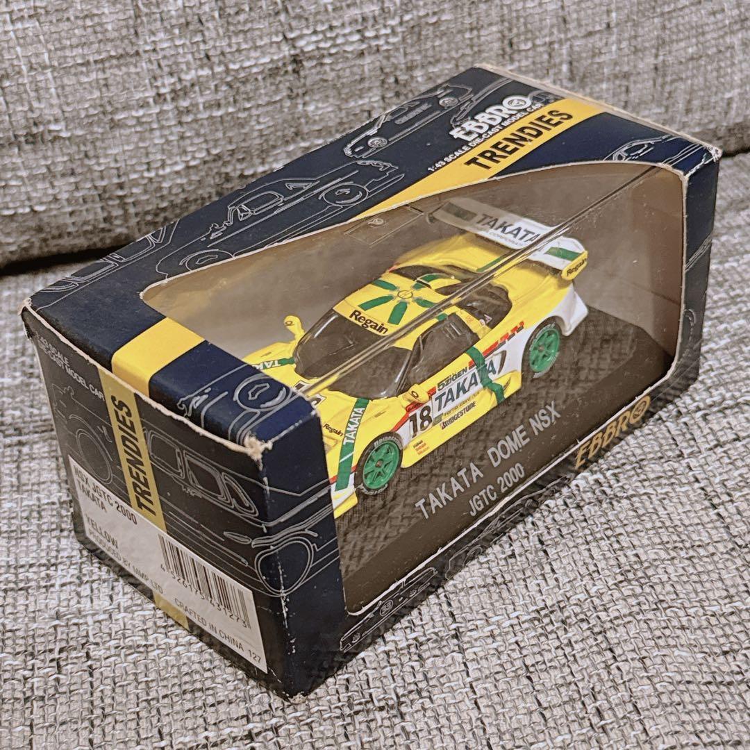 【数々のアワードを受賞】 TAKATA 1/43 EBBRO DOME eBay | #18 2000 JGTC NSX ミニカー