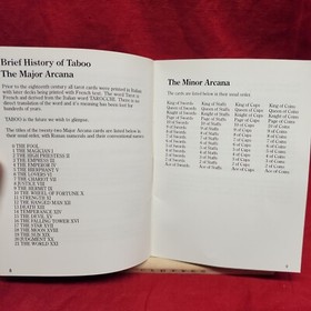 NES manual taboo the 6th sense with Arcana legend. Paper only no game