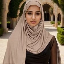 Instant Women Hijab Wrap Scarf Bonnet Pull On Ready Shawls Headscarf Islamic New