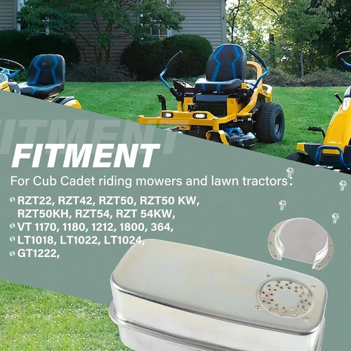 Auspuff Endschalldämpfer Doppeleinlass für Cub Cadet RZT50 951-0616B 751-0616B 751-0616 - Bild 5 von 16