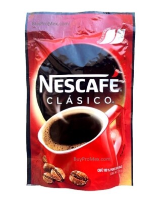 6Pk- Nescafe Clasico Soluble/Instant Coffee Nescafe Clasico 28gr/.98oz ea.