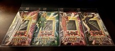 yugioh starter deck yugi, kaiba, joey, pegasus, unlimited, sealed x4, 2002/3