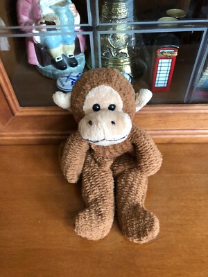 Vintage Avon 1999 Brown Bean Bag Monkey Plush Toy EXCELLENT!