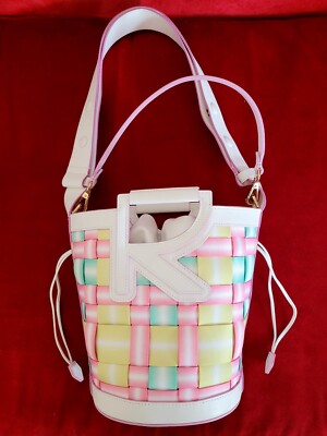 Sac Cuir Multi Couleur  Bucket  Roger Vivier Jamais Servi 