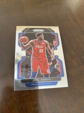 2021-22 Panini Prizm - Silver Prizm #176 Joel Embiid Philadelphia 76ers