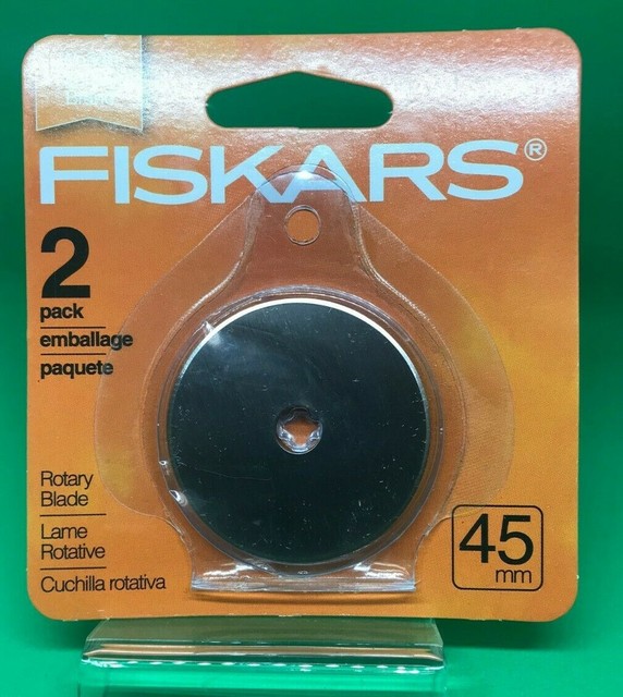 FISKARS 45mm 2 pack ROTARY CUTTER BLADES (5056) eBay