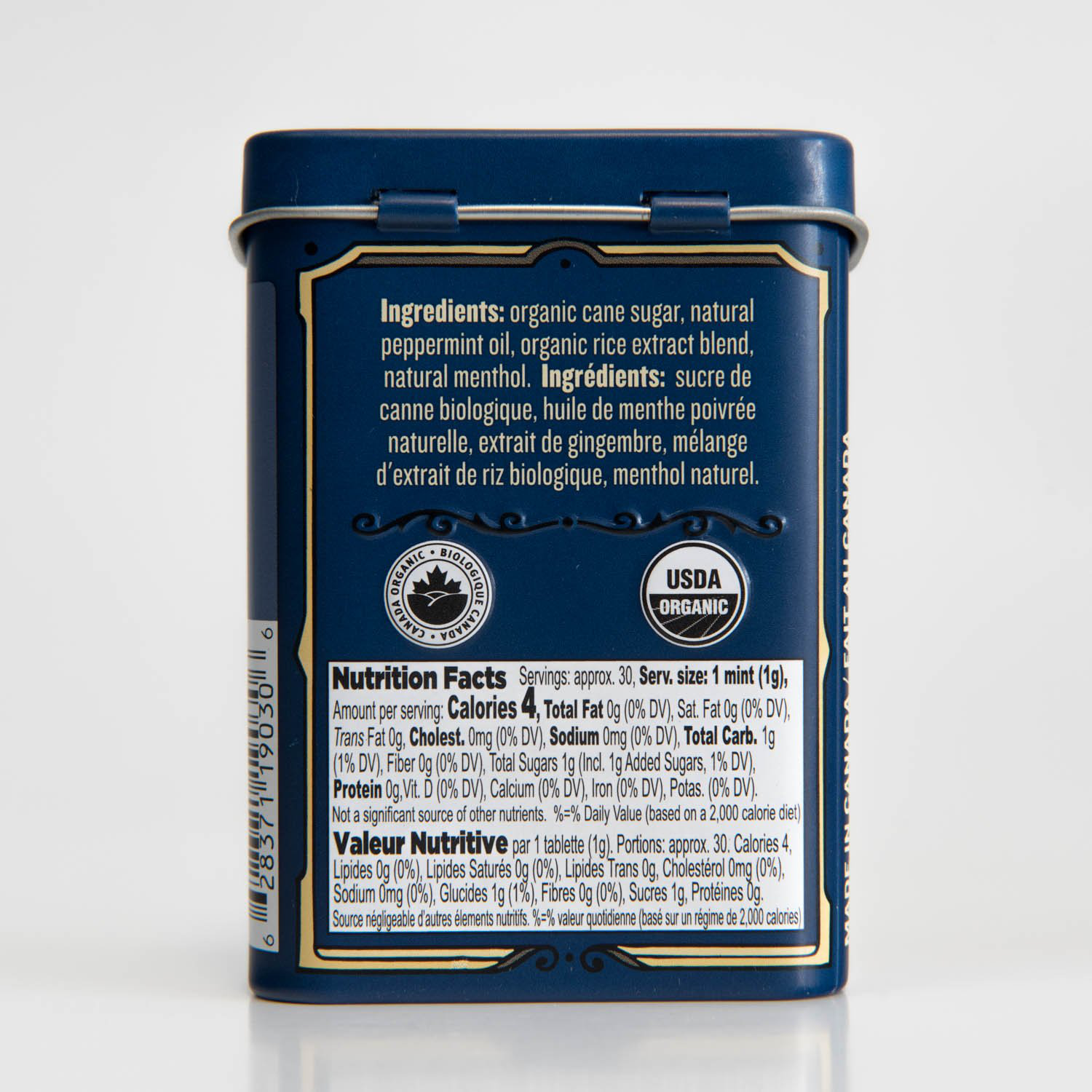 Clawhammer Organic Mints USDA Certified Organic, Gluten Free, NonGMO