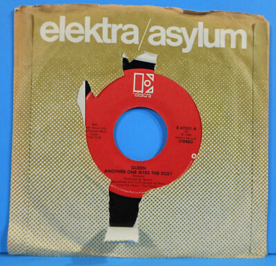 QUEEN ANOTHER ONE BITES THE DUST 7'' 45 RPM 1980 GREAT CONDITION! VG+/VG!!C
