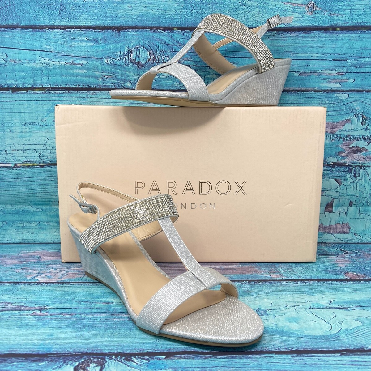 Wedge Heels Silver Wedges Dsw Paradox London Pink Women's Jacey
