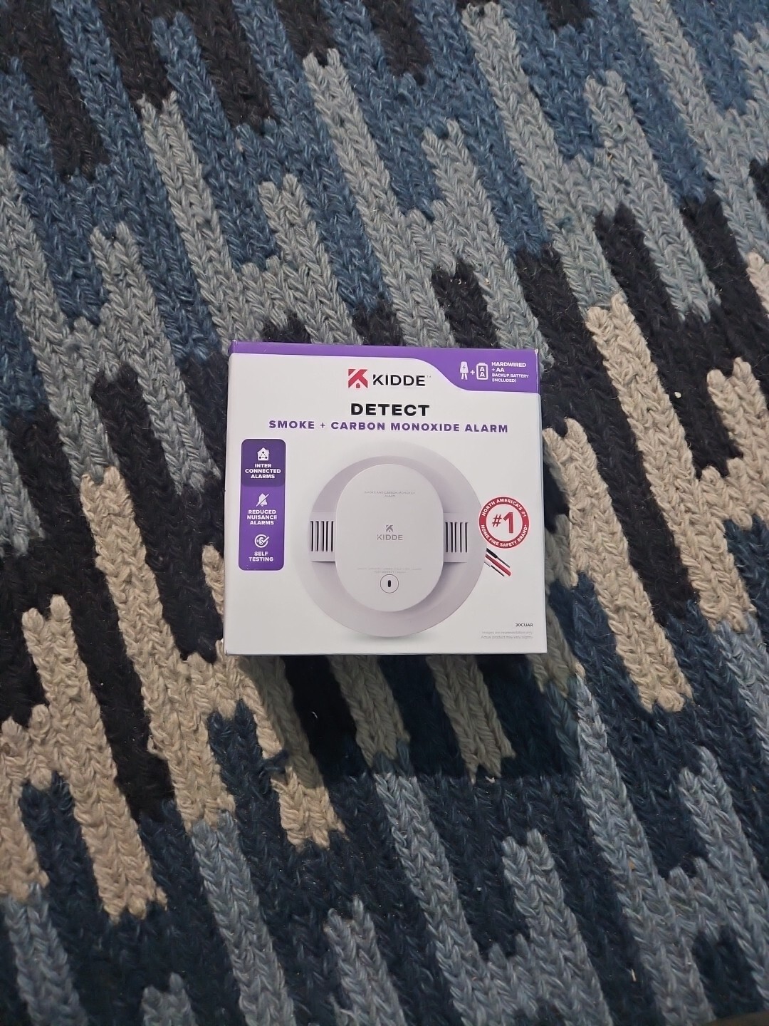 Kidde 30CUAR Detect Smoke + Carbon Monoxide Alarm Hardwired + AA