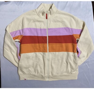 LEGO Collection x Target Striped Sweater Full Zip Size Large