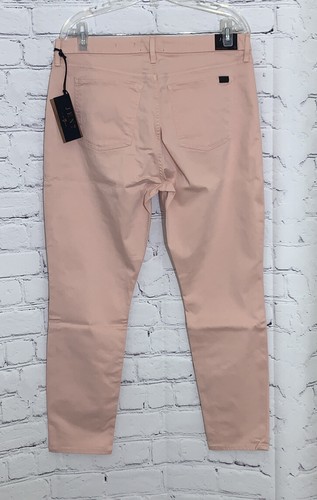 Jen7 by 7 For All Mankind Pants Women's 14 Sateen Ankle Skinny Rose Pink Jeans - Picture 2 of 10