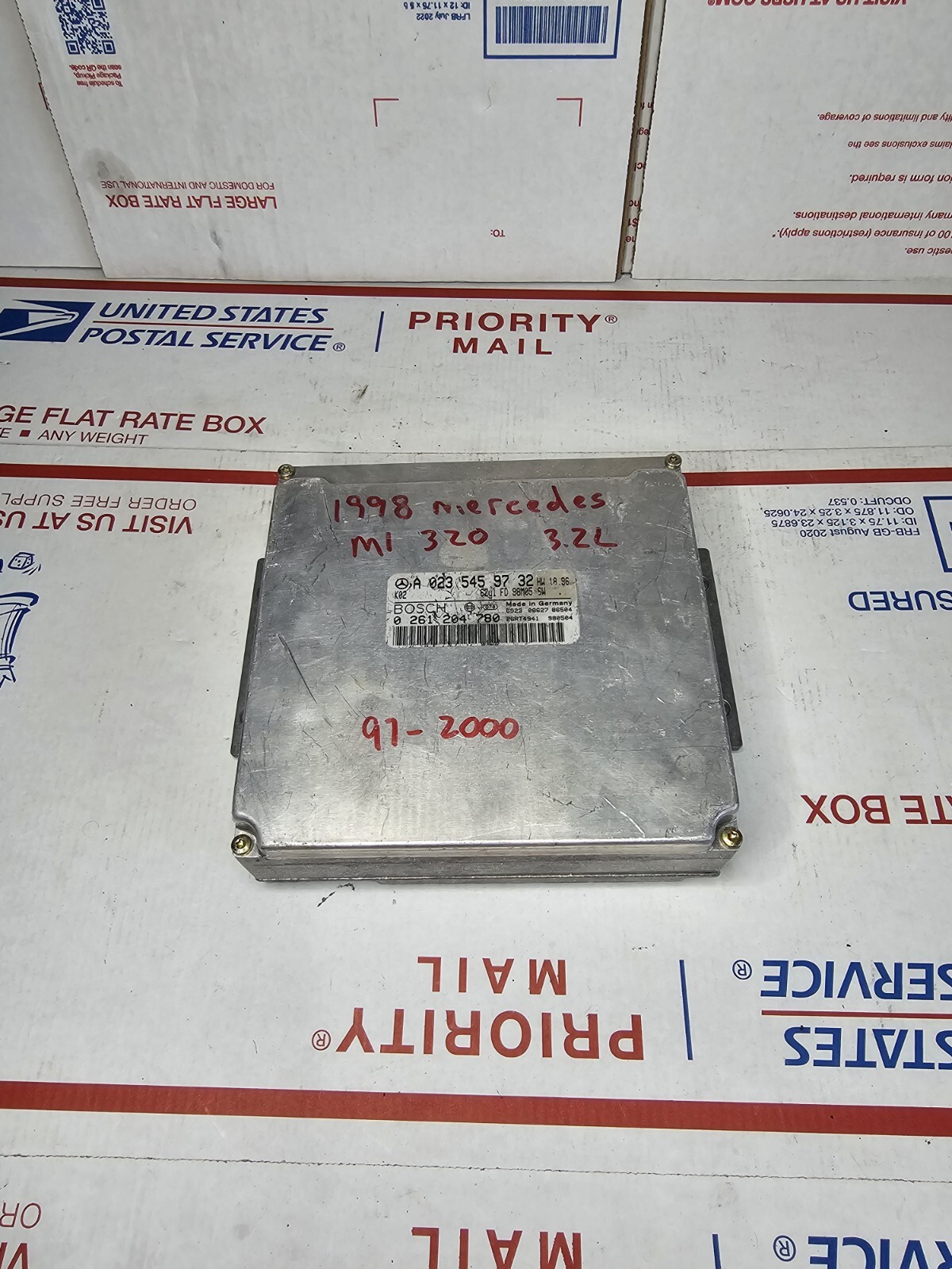 98-00 Mercedes W208 CLK320 E320 ML320 ECU Engine Control Module Unit ...