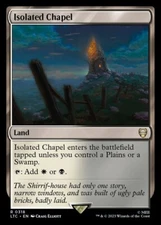 Isolated Chapel 0318 Non Foil Rare LOTR Commander MTG Near Mint