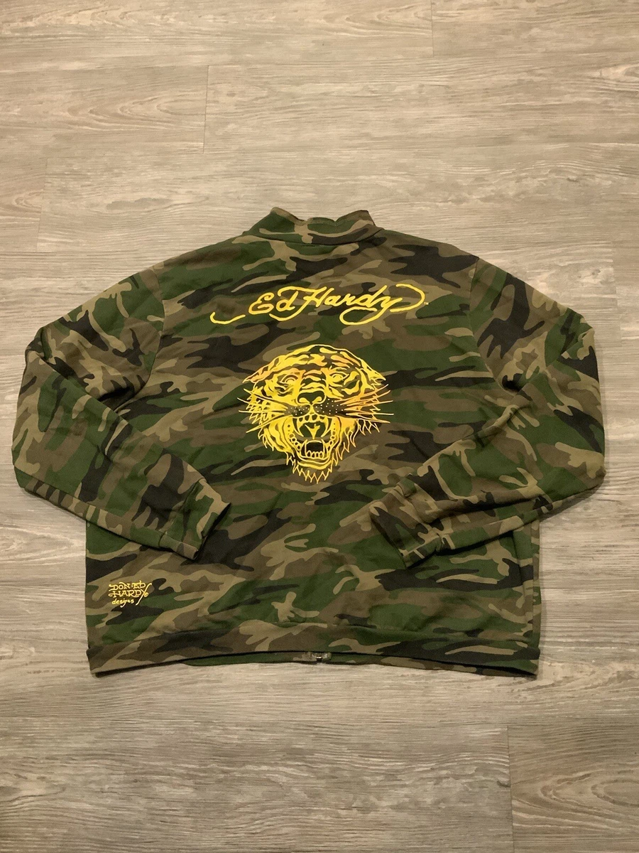 Ed hardy shop camouflage jacket