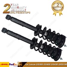 2x Front Left & Right Shock Struts Assembly For Lexus GS300 GS400 GS430 GRS190