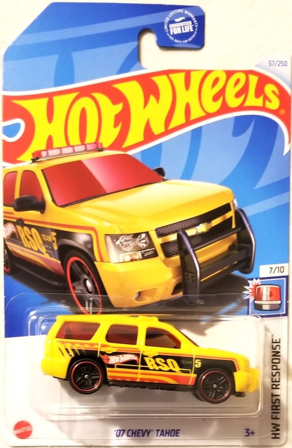 Hot Wheels - 2024 HW First Response 7/10 '07 Chevy Tahoe 57/250 (BBHTB60)