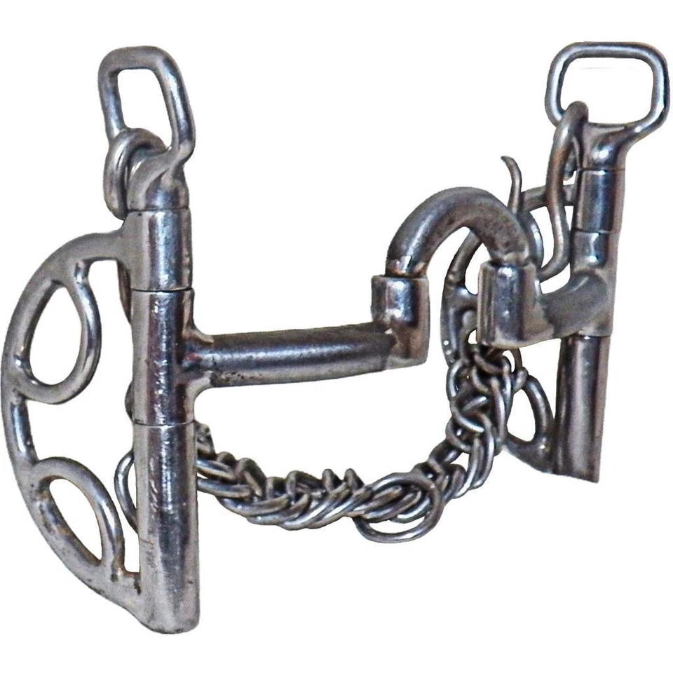 Myler USA Kimberwick with Hooks Low Port Correction Curb Bit 11-27 LP Level 2 - Image 3 of 4