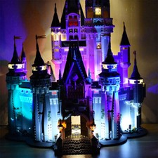 Remote LED Light Lighting Outlets Kit ONLY For LEGO 71040 For Disney Castle NEW.