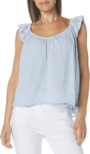 VELVET By Graham & Spencer Stella Tank Top Island S $159 H4
