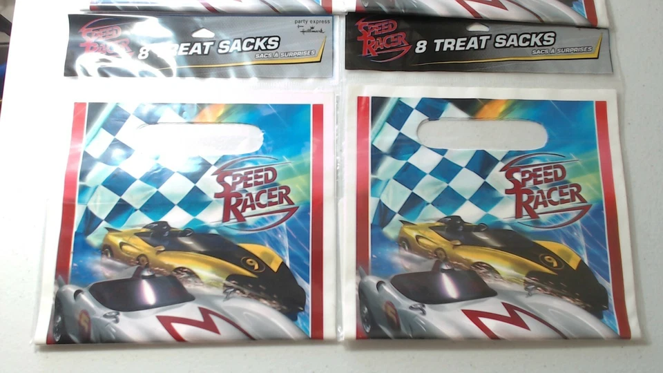32 BOLSAS Speed Racer Fiesta de Cumpleaños Golosinas Sello Bolsas de Botín CANDY NASCAR Foto 2 de 4