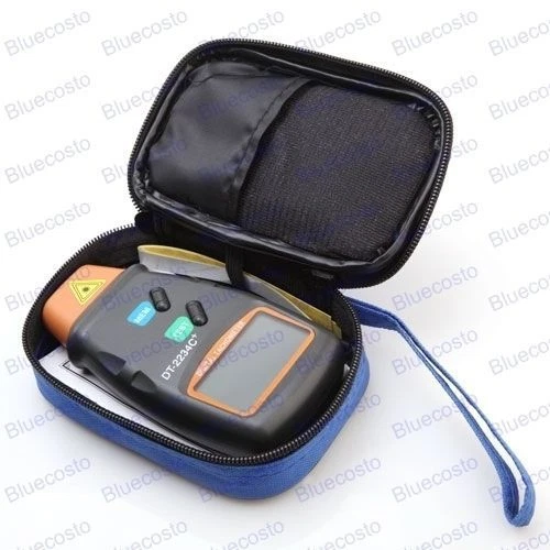 Tacómetro digital portátil Rpm Tach Motor Medidor de velocidad Láser Foto Tacómetro Sin contacto